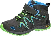 [Brütting] Rockwall Trekking boots, Grau/Blau/Lemon, 13 UK Child, Grau Blau Lemon, 13 UK Child