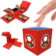 16 in 1 Game Storage Box for Switch Game Cards Mario Games Cube up to 16 Games,for Nintendo Switch Game Card Case Cube Nintendo Switch Game Storage Bo
