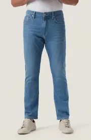 34 Heritage Camino Relaxed Straight Leg Jeans in Cloud Blue Urban at Nordstrom, Size 33 X 34