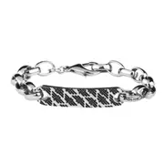 Mens Bracelet by Police Pj26355bss01s Stainless Steel 21 Cm