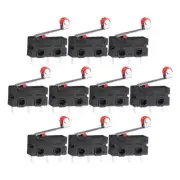 10PCS Roller Lever Arm Premium Micro Switch Experiments Electronics