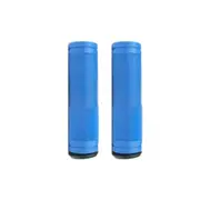 Bulletproof Mountain Bike Grips 130mm with Black End Plugs Blue
