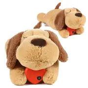 Pet Puppy Cat Soft Plush Toy Heartbeat Sleeping Buddy Dog Behavioral Anxiety Aid