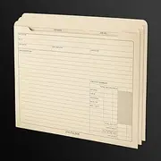 AUSOLEIL Job Folders Manila File Jackets, Heavy Duty, Preprinted, 11.75 x 9.5 inches, Track Job Progress, Customer Correspondences and Calculate Cost, 25 Folders