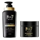 Mooi Keratin Plus Shampoo & Conditioner Kerasilk Damage Hair Treatment Set 2 Pcs