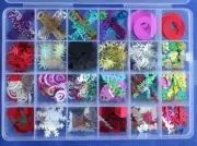 #29 Embellishments Sequins Spangles Metallic Bling Party Congrat Scrapbook Craft