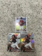 2019/2020 Bowman's Best/Chrome Corbin Carroll 3 Card Lot W/Refractor