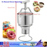 5L DIY Donut Maker Machine Manual Donut Depositor Commercial Donut Machines