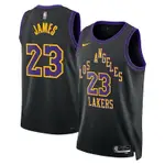 LEBRON JAMES LBJ 湖人 23-24年城市版 LAKERS CITY SW NIKE 球迷版 NBA 球衣