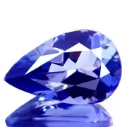 TANZANINTE 1.29ct FLAWLESS NATURAL D-BLOCK BEST BLUE TANZANITE AWESOME GEMSTONE