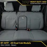 Mazda BT-50 TF - XP7 Heavy-Duty Canvas Rear Seat Covers (Available)