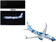 Boeing 737-800 Alaska Airlines Salmon People Livery 1/200