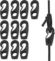 Kayak Cord Hook Nylon Bungee Hook for Shock Cords 3/16″, 15/64″,1/4″, 9/32″ Bungee Shock Cords Rope