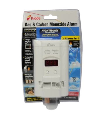 Kidde KN-COEG-3 Gas & Carbon Monoxide Alarm Detector - DAMAGED PACKAGING