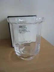 Devon Collection Wedgwood crystal Vase w/ Box 8 1/4"