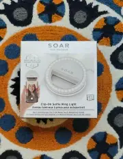 Soar Tech Elevated Clip-On Selfie Ring Light - Brand New Sealed