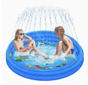 Inflatable Splash Sprinkler Play Mat Outdoor Indoor Swimming Pool For Kids 2021
