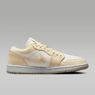 NIKE WMNS AIR JORDAN 1 LOW SE 女籃球鞋-米黃-FN3722701 US5 白色