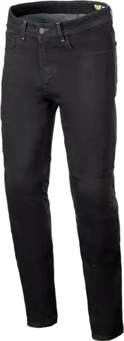 Alpinestars Radium V2 Denim Motorcycle Textile Pants, black, Size 34 for Men