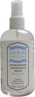 Homeopathic Indigestion Relief - Topical - Unscented - 8oz - 100% Herbs, No Chemicals