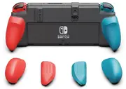 Skull & Co. NeoGrip: An Ergonomic Grip for Switch OLED and Regular Model - Neon Red & Blue