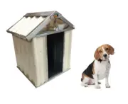[Clearance] VEBO Outdoor Metal Dog Kennel House (Small 60cm)