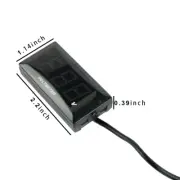 DC 12V LED Digital Monitor Volt Meter Display, Battery Gauge Voltage Caravan Car