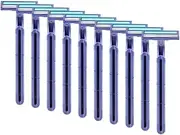 10PCS Head Beard Shavers Disposable Razors Twin Blad