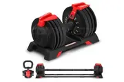 CORTEX Revolock V2 24kg Adjustable Steel Dumbbell Barbell Kettlebell All-in-One (Single)