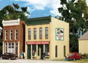 WALTHERS Cornerstone 933-3659 HO 1/87 ROBERT'S USED BOOK 2-story storefront kit