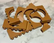 Lego Parts Lot x (8) ~ Medium Nougat Arch 1 x 6 x 2 - No 15254