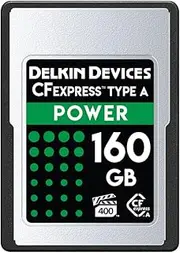 Delkin Devices 160GB Power CFexpress Type A VPG-400 Memory Card - DCFXAPWR160