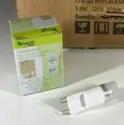 Maxlite 72288 LED G9 Wedge Base 1.6W 2700K Warm White 80 Lumens 120V 25,000 hrs