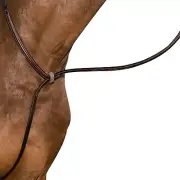 M. Toulouse Fancy Stitched Raised Standing Martingale - Chocolate, Cognac - 2766