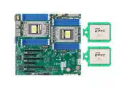 Supermicro H12DSi-N6 Motherboard With 2x AMD EPYC 7542 CPU 64C 128T 2.9GHz