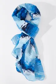 Waves Scarf--PRI-PVX301-01