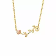 Clogau Welsh Gold Vine of Life Gold and Diamond Pendant Necklace GTOL0055