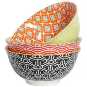 Set of 3 Large Serving Salad Soup Bowls for Pho, Pasta Rarmen, 48 Oz Stackable
