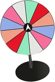 Abbraccia Tabletop Prize Turntable Table Fortune Wheel for Supermarkets Party Favors