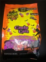 Collectible Sour Patch Kids Candy Corn 2 Pound Bag Discontinued HTF BB 08/19