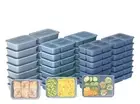 Bentgo 90 Piece Meal Prep Set, Blue Mist