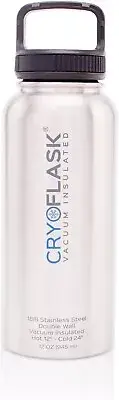 Cryoflask Thermal Flask Vaccumm Insulated Stainless Steel Water Bottle 32 oz
