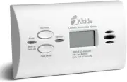 Kidde Carbon Monoxide Detector with Battery Backup, Digital Display & LED Lights