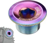 Bolt - Bikes Cap, Screws Bikes Cover Cap | Colorful Cap Dust Plug 0r Bikes Bolt, Aluminum Alloy Bikes Bolt for Outdoor, Bikes, Cycling Enthusiasts 9.4g/11.1g