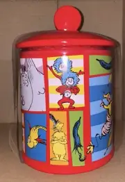 Horton Thing 1 Thing 2 Cat Hat Group COOKIE JAR New