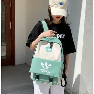 100％原廠Adidas/愛迪達雙肩包男書包女學生大容量電腦包旅行包後背包潮包時尚百搭韓版背包