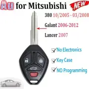 Replacement Remote Key Shell Case Fob Suitable for Mitsubishi 380 2005 - 2008