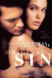 Original Sin (2001) original movie poster version A - single-sided - rolled