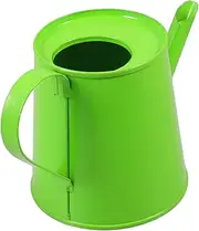 Toyvian Mini Iron Watering Can for Home Decor Elegant Green Watering Pot Layout for Indoor Plants Desktop Photography Props