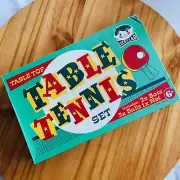 Lucky Lad Table Top Table Tennis Set - New In Box 2x Bats, 3X Balls, 1x Net